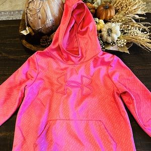 Pink Girls XL Under armor Hoodie